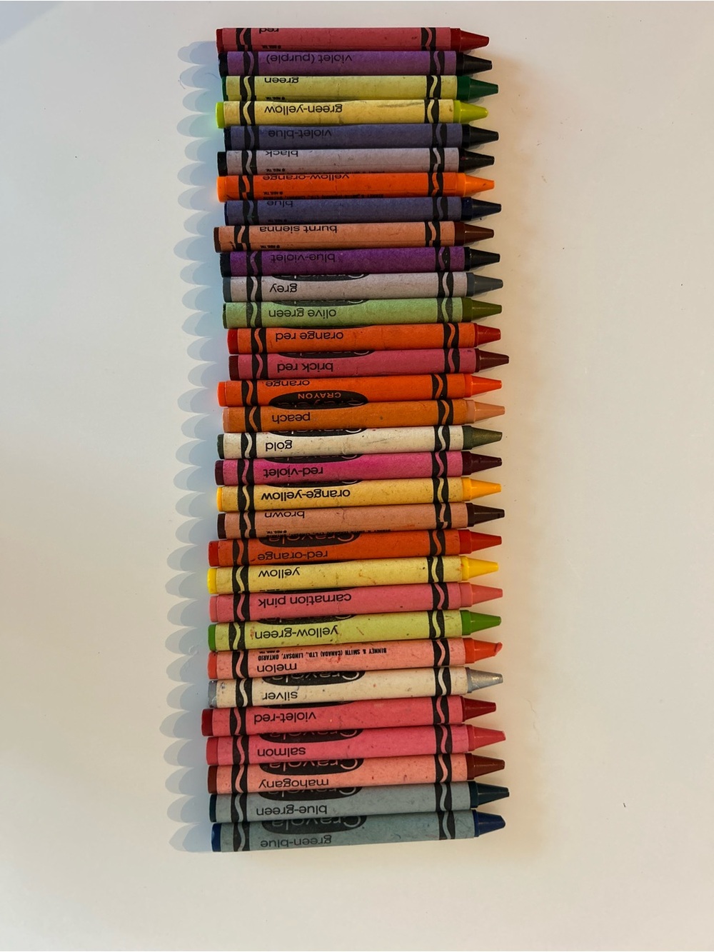Vintage Crayola Crayon Collection – 31 Pieces